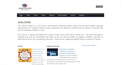 Desktop Screenshot of jakartaplayers.org